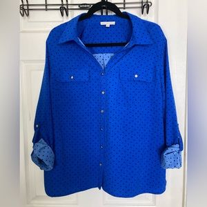 Beautiful polka dot women’s shirt